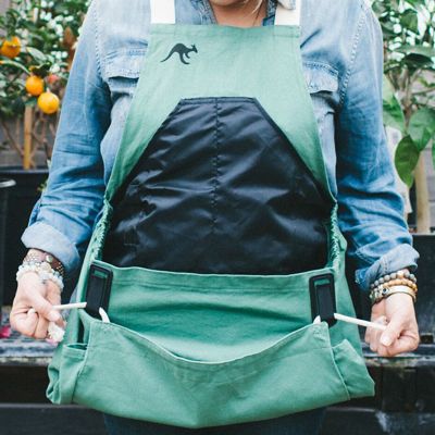 View full size image The Roo Gardening & Harvest Apron on woman