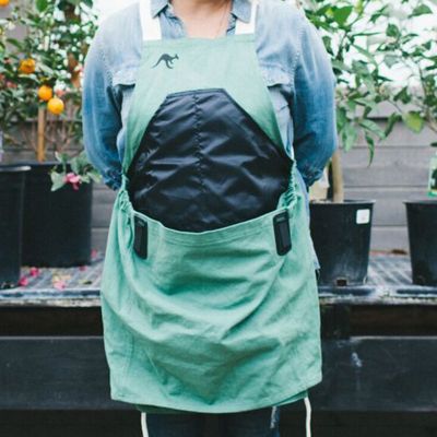 View full size image The Roo Gardening & Harvest Apron being worn